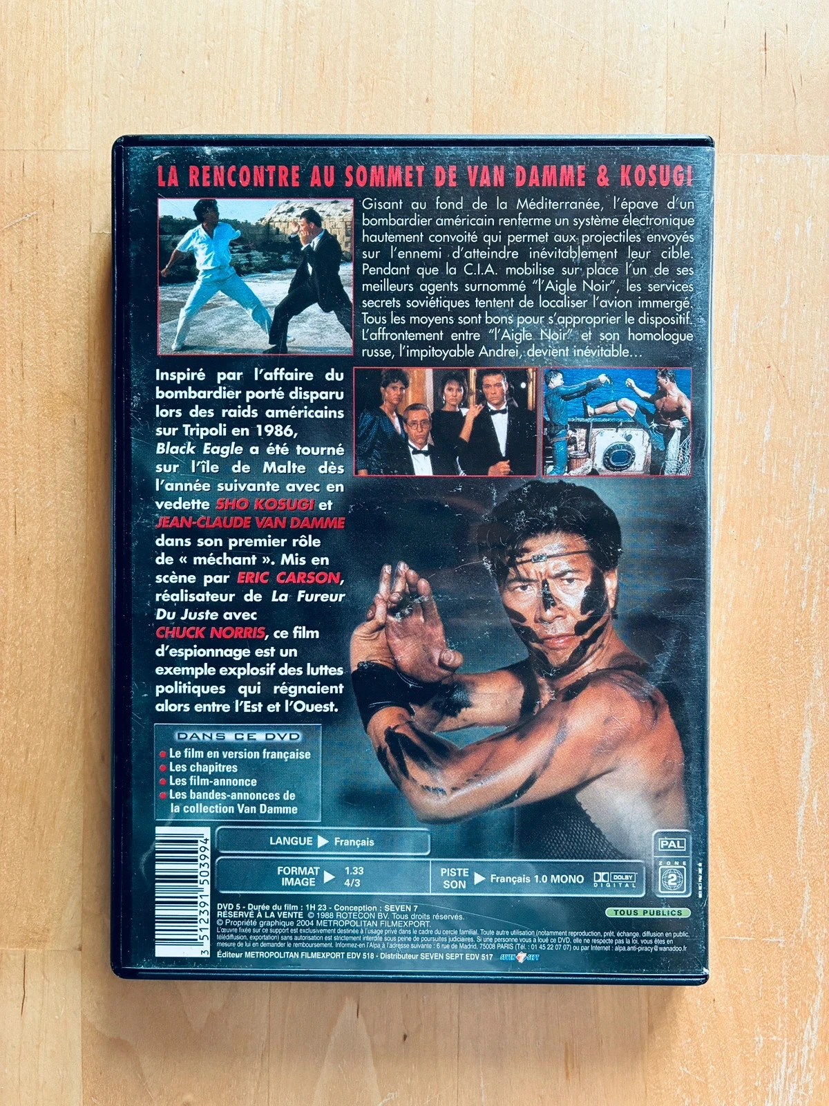DVD Black Eagle a arma absoluta Jean-Claude Van Damme. – photo 3